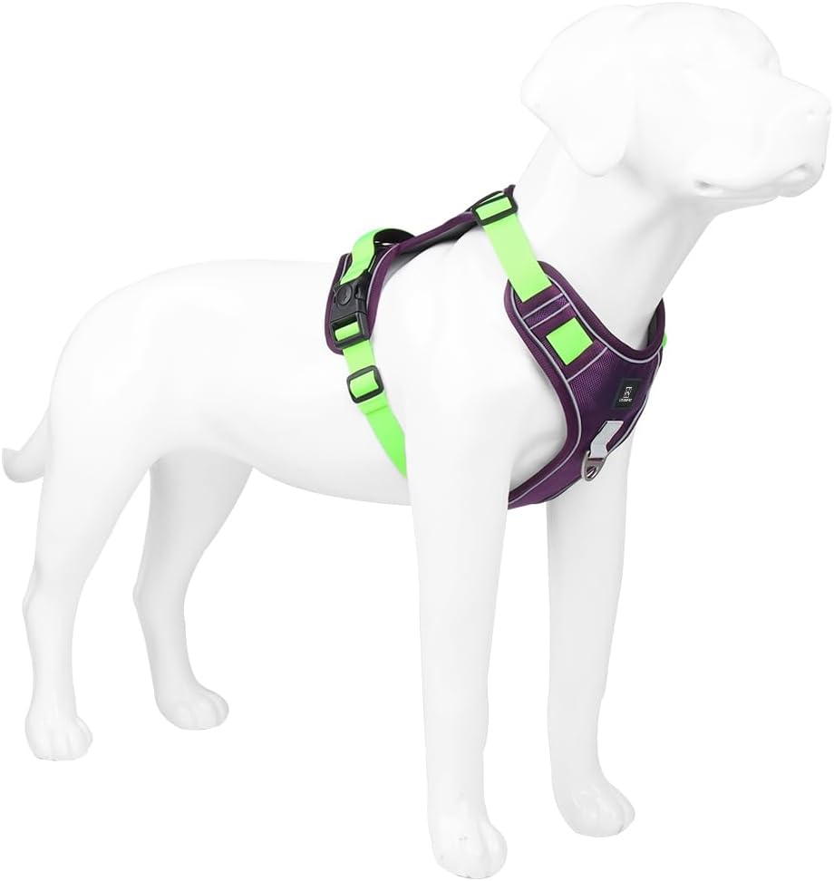 No-Pull Tactical Dog Harness – Adjustable Reflective Vest for Small & Medium Dogs