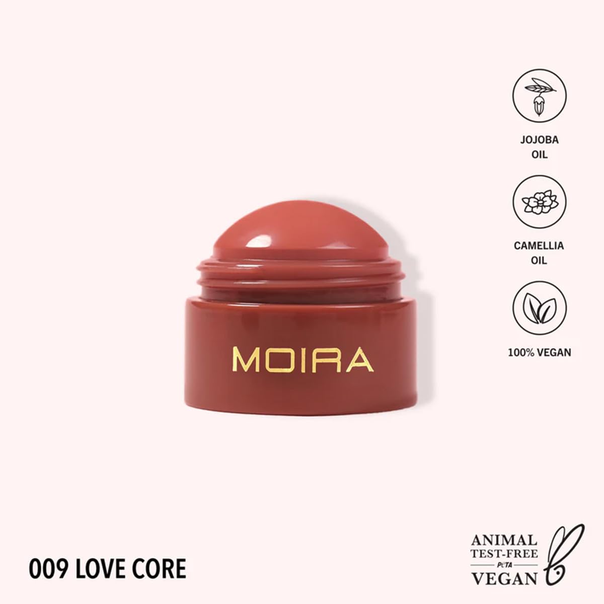 Moira Soft Blush Balm – Shade 009 Love Core
