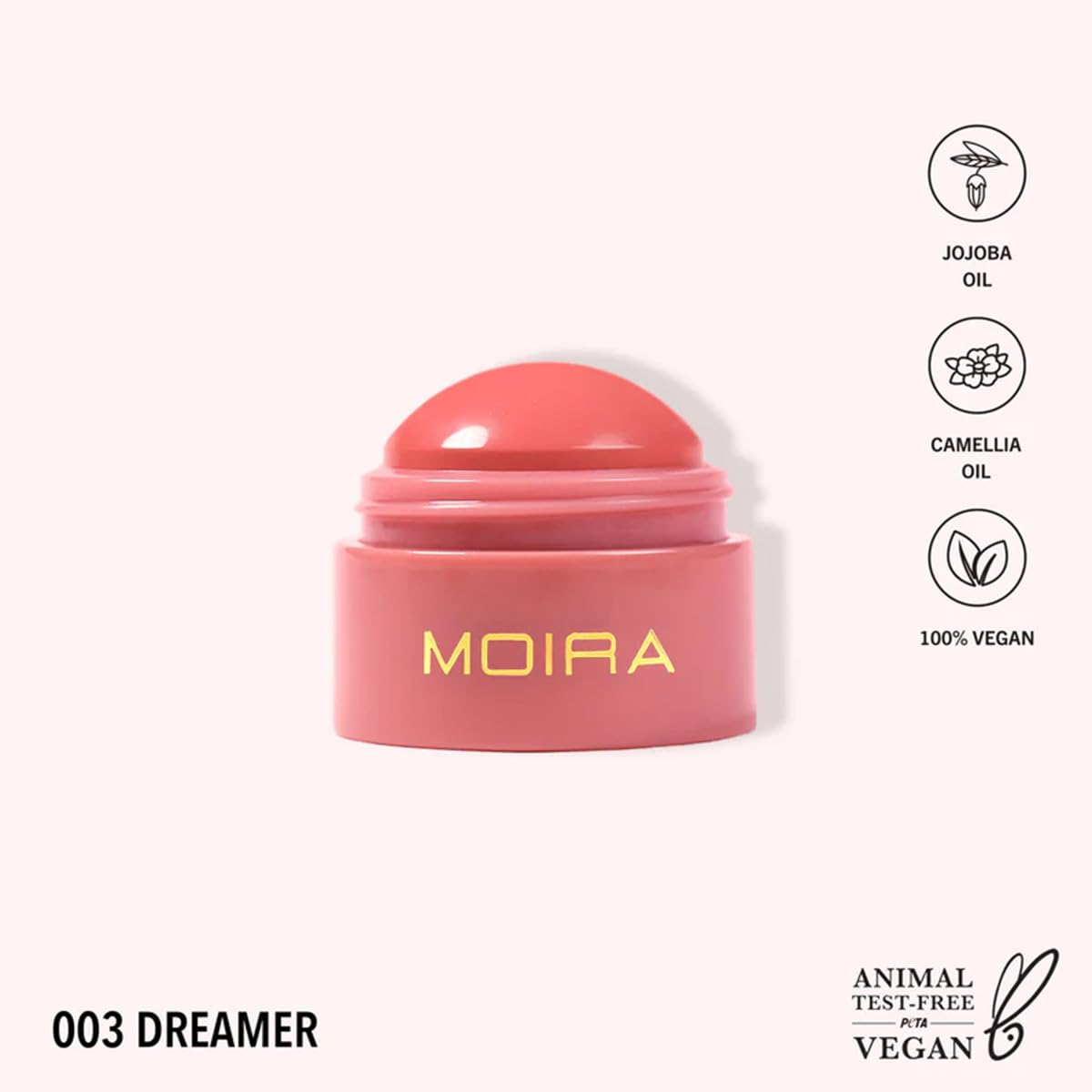 Moira Soft Blush Balm – Shade 003 Dreamer