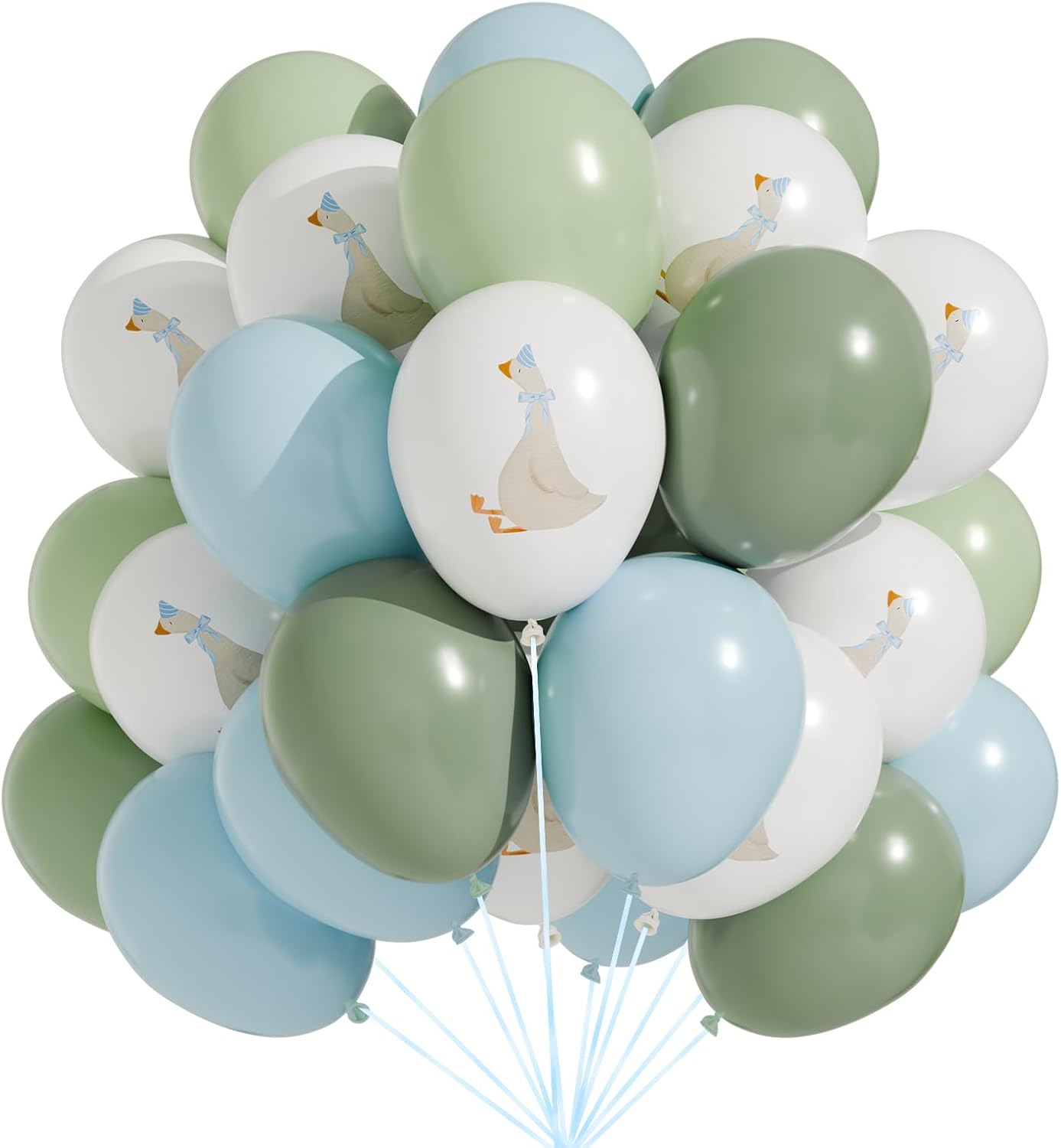 60 Pcs Goose Balloon Set – Pastel Pink Birthday Party Decorations