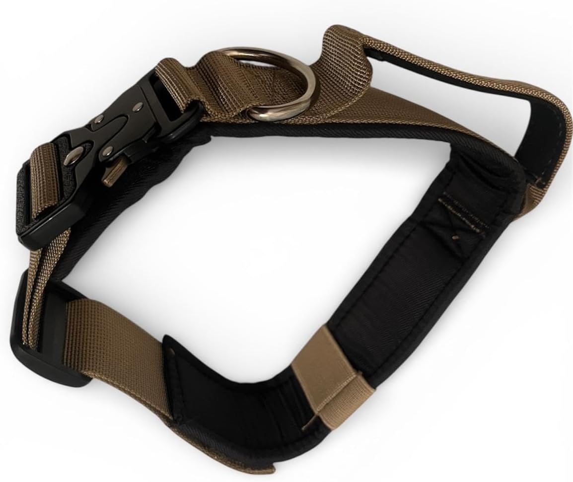 Tactical Dog Collar – Heavy Duty Adjustable Military Collar for Medium & Large Dogs