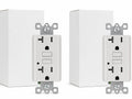 2 Pack 20A GFCI Outlet – Self-Test Tamper Resistant Electrical Receptacle (NEMA 5-20R)