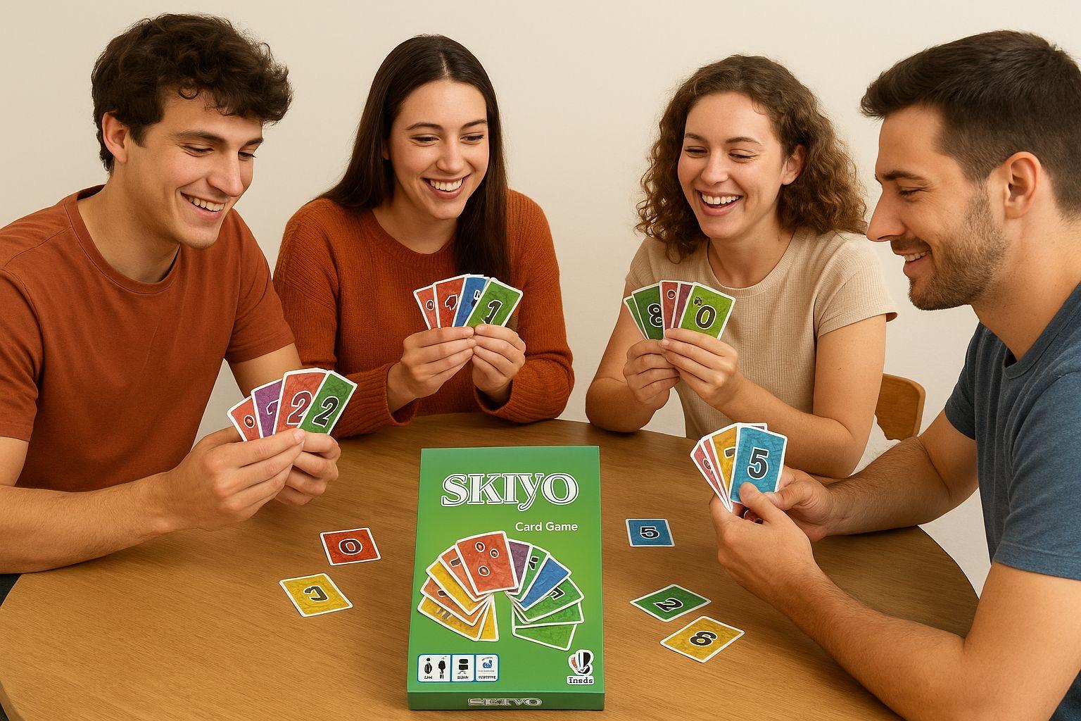 Skylo Family Strategy Card Game for 2–8 Players Ages 8+
