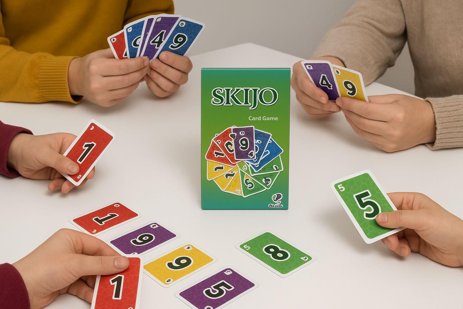 Skylo Family Strategy Card Game for 2–8 Players Ages 8+