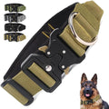 Tactical Dog Collar – Heavy Duty Adjustable Military Collar for Medium & Large Dogs