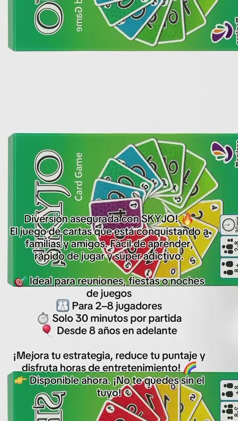 Skylo Family Strategy Card Game for 2–8 Players Ages 8+